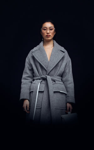 SUSTAINABLE WOOL DOWN COAT