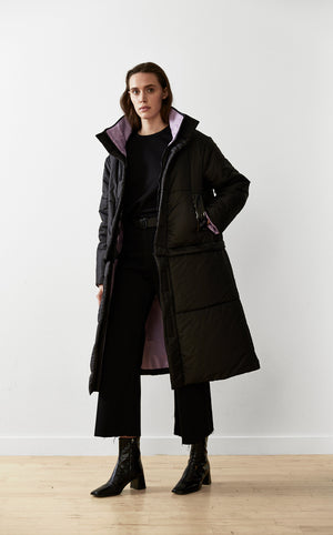 REVERSIBLE CONVERTIBLE SUSTAINABLE DOWN COAT