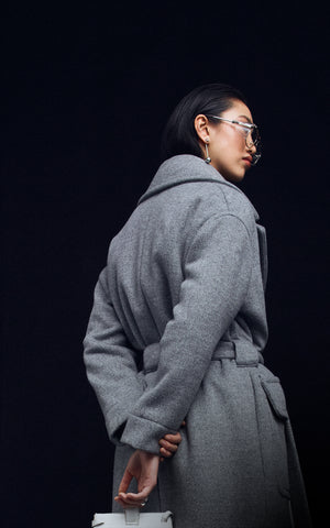 SUSTAINABLE WOOL DOWN COAT