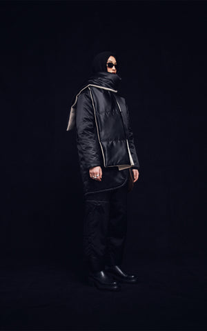 REVERSIBLE SUSTAINABLE DOWN COAT