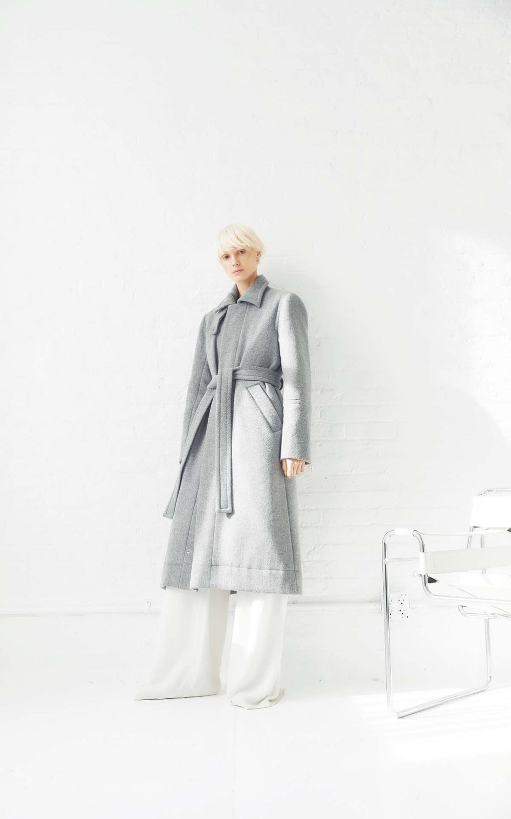 SUSTAINABLE DOWN WOOL OVER COAT