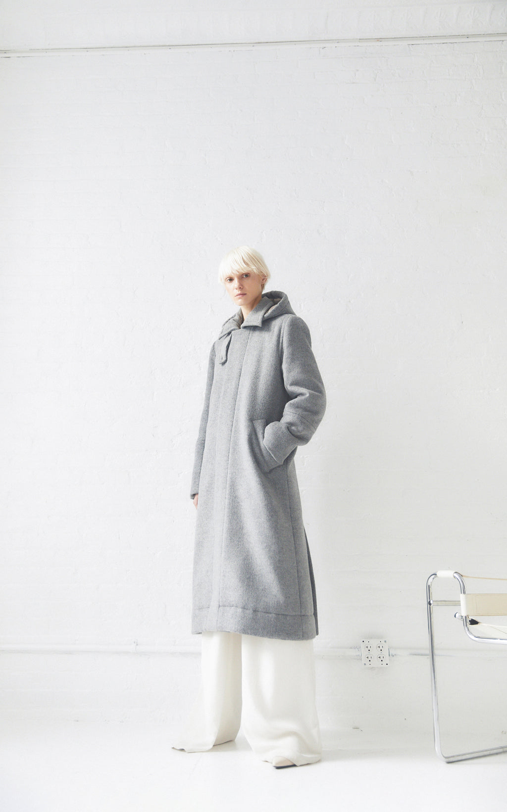 SUSTAINABLE DOWN WOOL OVER COAT