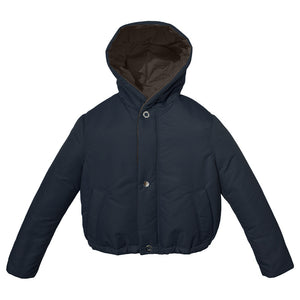 REVERSIBLE SUSTAINABLE DOWN SHORT COAT