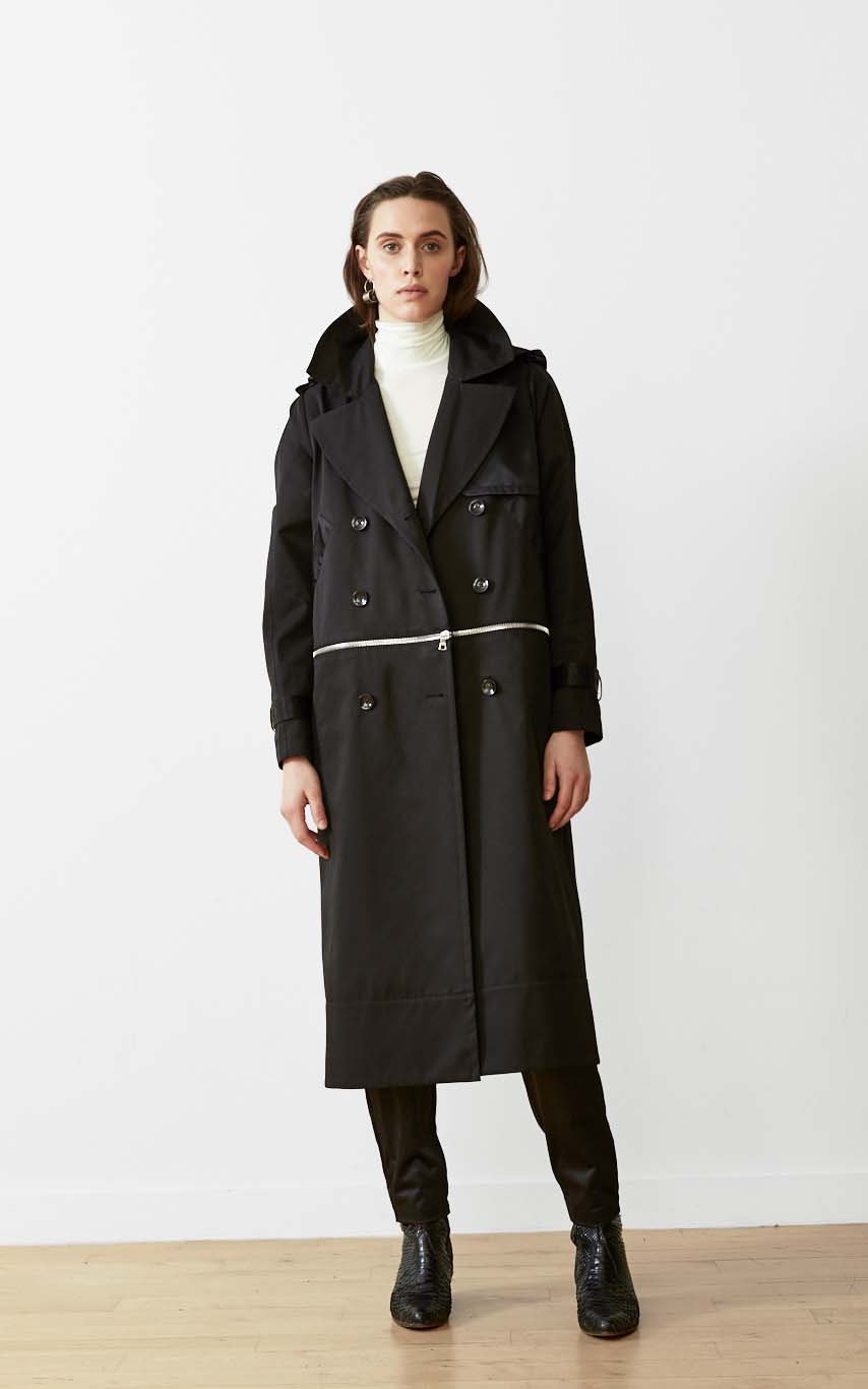 WATER-RESISTANT SUSTAINABLE CONVERTIBLE TRENCH ** ONLY 1 LEFT