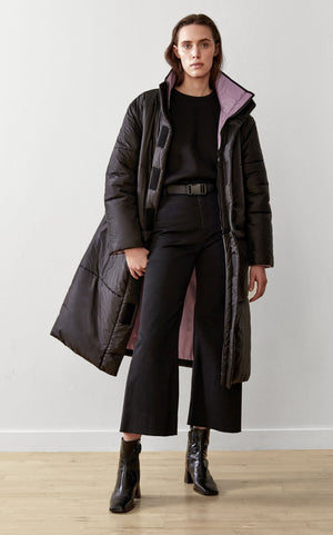 REVERSIBLE CONVERTIBLE SUSTAINABLE DOWN COAT